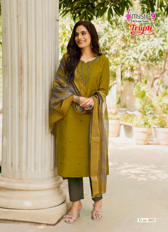 Mystic9 trupti vol 1 straight kurtis wholesale